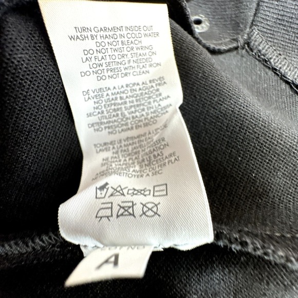 Cabi‎ Women's Shirt XS Osaka Nights Chef's Top Black Utility Style with Snaps - Picture 5 of 12